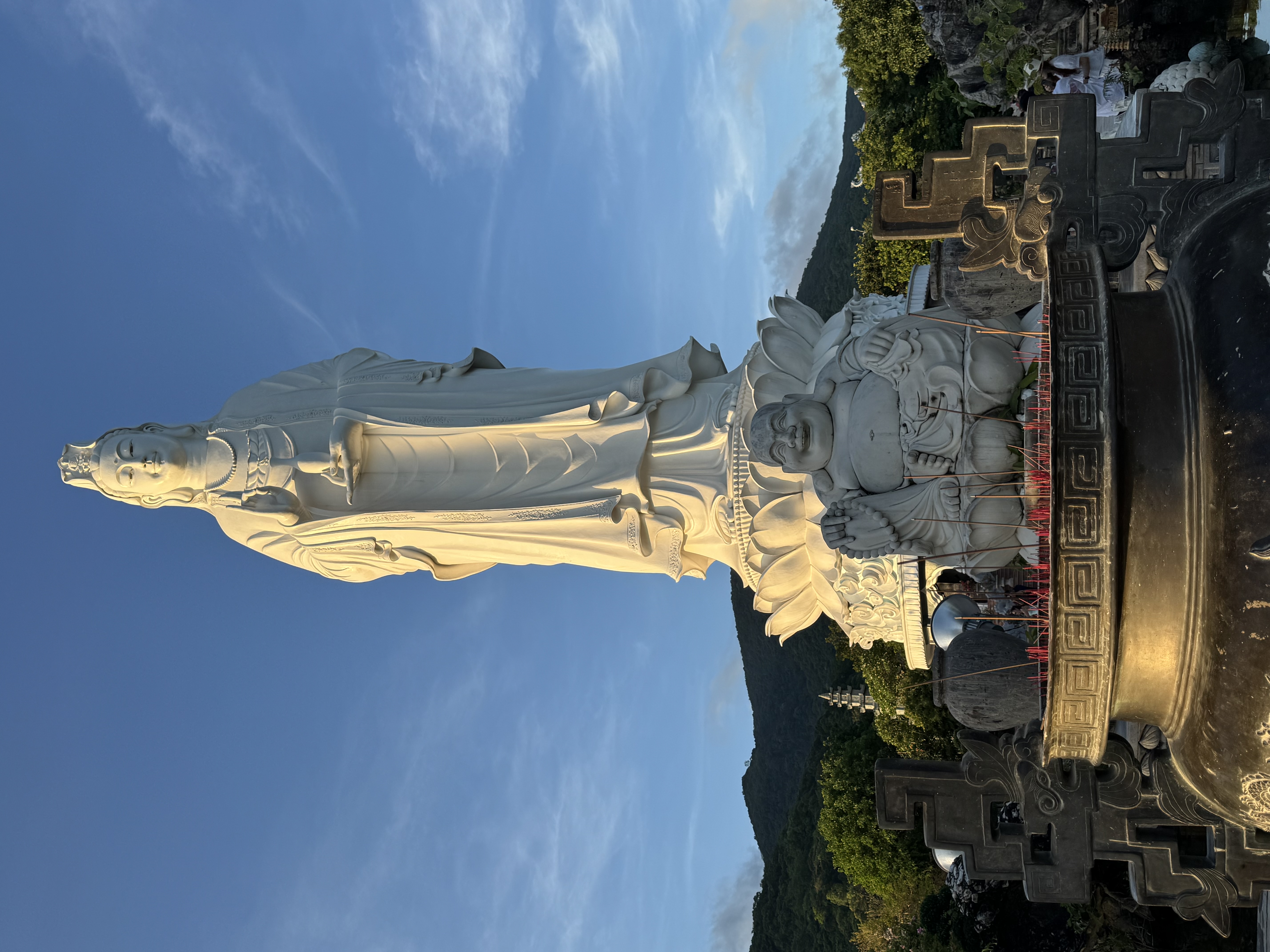 Lady Buddha statue overlooking Da Nang